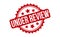 Under Review Rubber Stamp. Red Under Review Rubber Grunge Stamp Seal Vector Illustration - Vector
