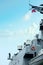 Under the sky Majestic naval warship-Varyag2