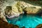 Underground caves of Rosh HaNikra site in Israel