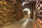 Underground corridor in Wieliczka Salt Mine