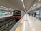 underground gallery of the Lisbon subway, SÃ£o SebastiÃ£o station.