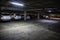 Underground Heated Parking Garage, Cars