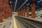 underground interior of the Olaias metro in the city of Lisbon