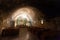 Underground passages and halls at Wieliczka Salt Mine. Poland