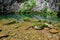 Underground spring from a cave