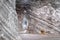 The underground tunnels inside the Ocnele Mari Salt Mine, Romania