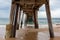 Underneath the Port Noarlunga Jetty located in South Australia o