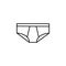 underpants icon. Element of clothes icon for mobile concept and web apps. Thin line underpants icon can be used for web and mobile