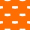 Underpants pattern vector orange