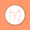 Underpants tonga lingerie color glyph icon. Pictogram for web page