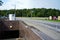 Underpass, highway, trees