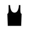 Undershirt icon tank top vector isolated on white background