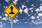 Understanding Speed Bumps traffic sign on blue sky