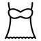 Underware lingerie icon, outline style