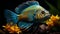 Underwater beauty vibrant fish, coral reef, and aquatic motion generated by AI