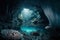 Underwater Cave AI Generative Render