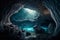 Underwater Cave AI Generative Render