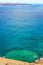 Underwater Crater Vertical in Galapagos