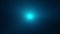 Underwater light in blue color on black