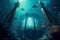 Underwater Ocean Sea Imaginary Fantasy World AI Generated Digital Illustration