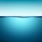 Underwater ocean surface. Blue water background. Clean nature sea underwater backdrop