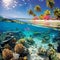 Underwater Paradise: Snorkelers Exploring Vibrant Marine Life