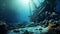 Underwater Shipwreck: A Captivating Artistic Environment With Historical Genre