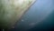 Underwater shooting of live fish omul tangled in fishing net at Lake Baikal.