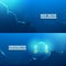Underwater sunken ship and submarine