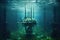 underwater turbines harnessing ocean currents