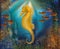 Underwater wallpaper with seahorse seafish