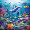 Underwater Wonders: Dive deep into an underwater paradise with a puzzle showcasing marine life