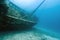 Underwater Wooden Caribbean Shipwreck