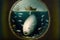 Underwater world painting in Hieronymus Bosch style illustration generative ai