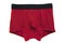 Underwear boxer brief color red