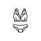 Underwear color line icon. Pictogram for web page, mobile app, promo