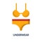 Underwear flat icon vector design