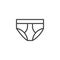 Underwear outline icon