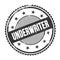 UNDERWRITER text written on black grungy round stamp