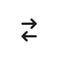 Undo Arrow Icon, Redo Arrow Icon. Direction arrow sign. Motion icon. Back arrow icon. Arrow button