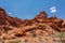 Unearthly landscape in  Valley of Fire State Park, Nevada USA