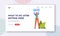 Unemployment Landing Page Template. Unemployed Female Character Holding Banner Searching Job, Jobless Businesswoman