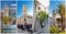 UNESCO town of Trogir architecture collage