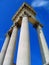 UNESCO World Heritage, Archaeological Park Xanten, Soaring Roman Columns of Harbour Temple, North Rhine-Westphalia, Germany