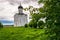 UNESCO World Heritage site. Architectural monument of the 12 century. Church of the Intercession of the Holy Virgin on the Nerl Ri