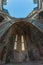 unfinished chapel in an ancient portuguese monastery