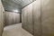 Unfinished empty cold storage room in a basement of a house