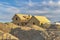 Unfinished large house with wood and cork wall insulation at Daybreak, Utah