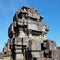 The unfinished stone tower of the ancient Khmer temple of Ta Keo