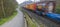 Unfocused goods train to circulate at high speed